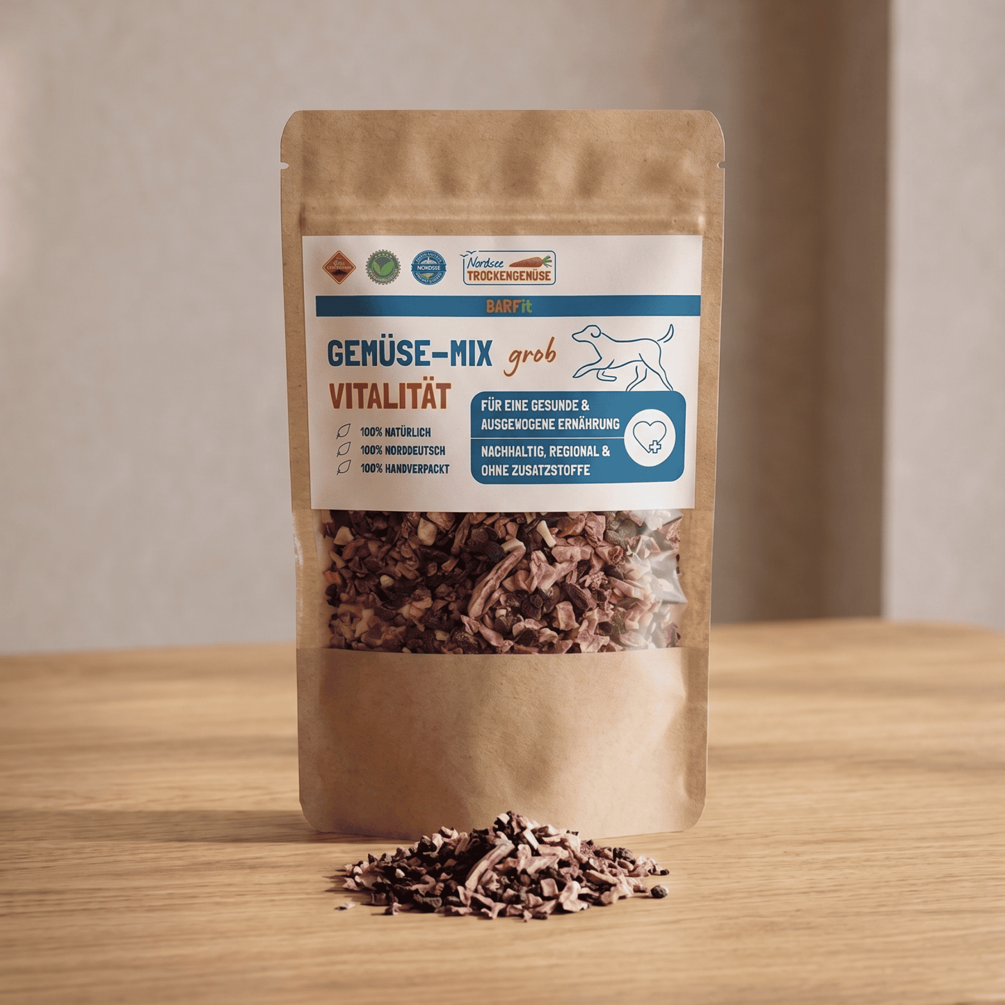 Grober Gemüsemix für Hunde - 50g Probe